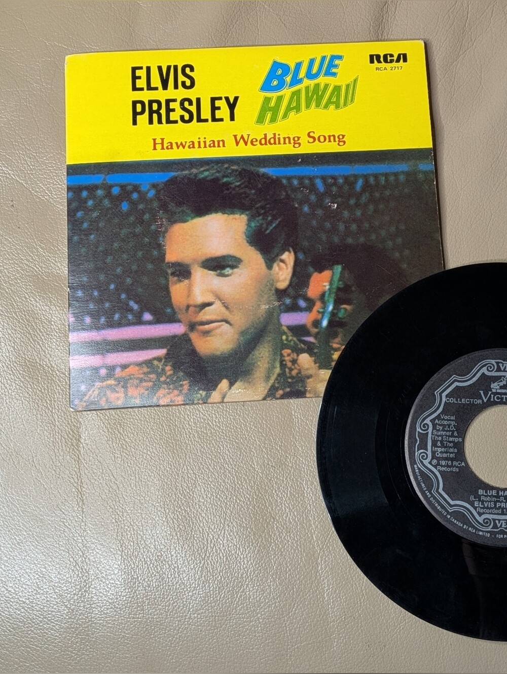 Elvis Presley Blue Hawaii Hawaiian Wedding Songs Single 45 RPM (RCA 2717)